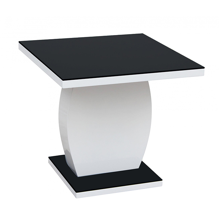 Edenhall High Gloss Painted Glass Top Lamp Table Edenhall High Gloss Painted Glass Top Lamp Table